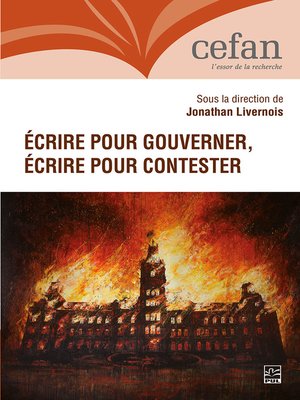 cover image of Écrire pour gouverner, écrire pour contester
